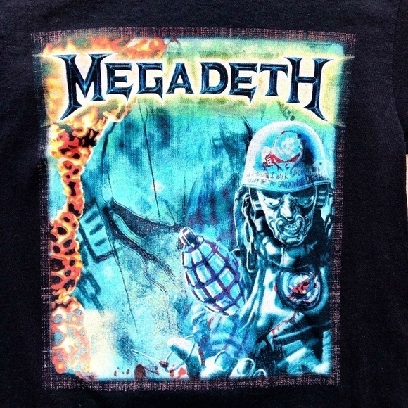MEGADETH T Shirt, 2007, Concert, Tour Tee, Graphic T, Womens, Size S, Black - Picture 4 of 7